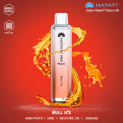 Hayati Pro Max 4000 Puffs Disposable Vape Bar Box of 10