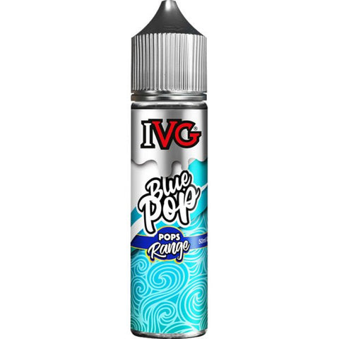 Blue Pop Shortfill E-liquid by IVG Pops Range 50ml - ECIGSTOREUK
