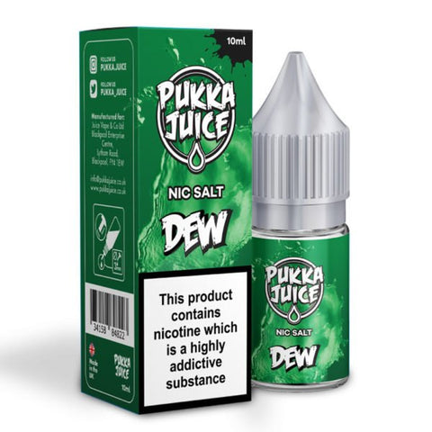 Dew Nic Salt E-Liquid by Pukka Juice 10ml - ECIGSTOREUK