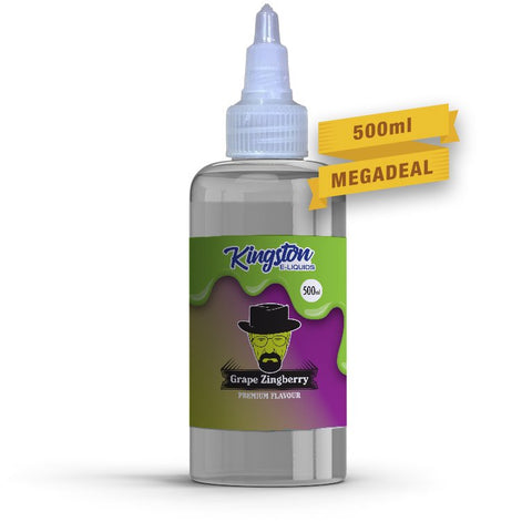 Grape Zingberry Shortfill E Liquid By Kingston 500ml - ECIGSTOREUK