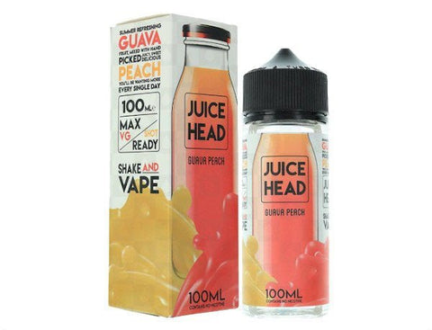 Guava Peach Shortfill E-liquid By Juice Head 100ml - ECIGSTOREUK