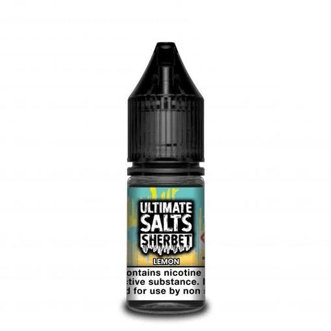 Lemon Nic Salt E-Liquid by Ultimate Salts Sherbet 10ml - ECIGSTOREUK