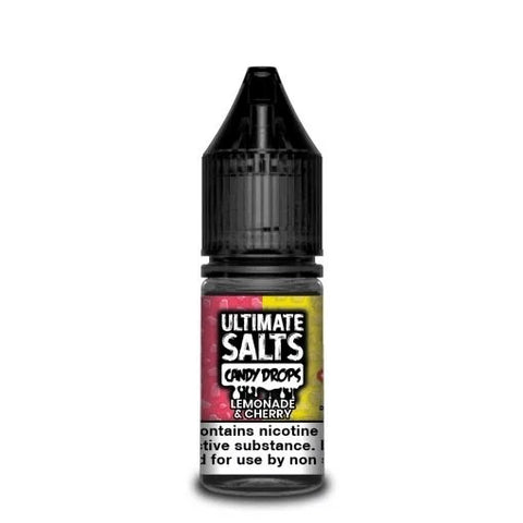 Lemonade Cherry Nic Salt E-Liquid by Ultimate Salts Candy 10ml - ECIGSTOREUK