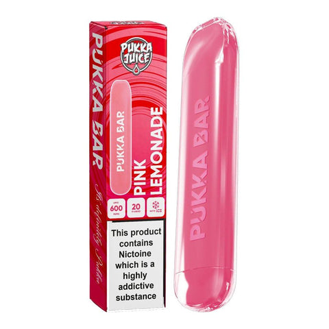 Pink Lemonade Pukka Bar Disposable Device 600 Puffs - ECIGSTOREUK