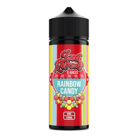 Rainbow Candy Shortfill E-Liquid by Sweet Retreats 100ml - ECIGSTOREUK
