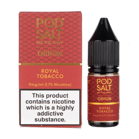 Royal Tobacco Nicotine Salt by Pod Salt Origin 10ml - ECIGSTOREUK
