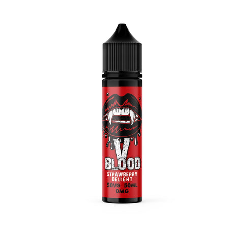 Strawberry Delight Shortfill E-Liquid by Vampire Blood 50ml - ECIGSTOREUK