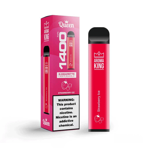 Strawberry Ice Aroma King Queen Disposable Device 1400 Puffs - ECIGSTOREUK