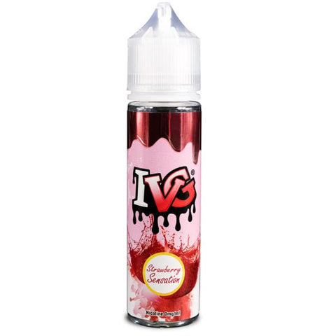 Strawberry Sensation Shortfill E-liquid by IVG Shorts 50ml - ECIGSTOREUK