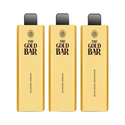 The Gold Bar 4500 Box Of 10 Disposable Vape Kit - ECIGSTOREUK