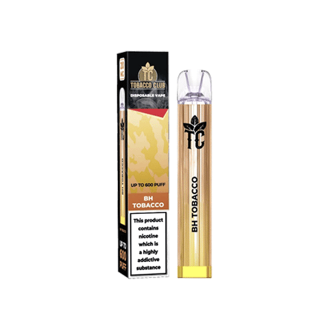 Tobacco Club 600 Box Of 10 Disposable Vape Device - 20mg - ECIGSTOREUK