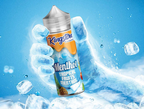 Tropical Fruits Shortfill E Liquid by Kingston Menthol 100ml - ECIGSTOREUK