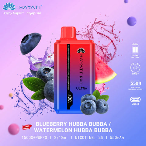 Hayati Pro Ultra 15000 Puffs Disposable Vape Twist Pod Kit