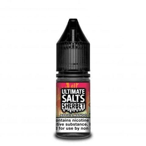 Apple & Mango Nic Salt E-Liquid by Ultimate Salts Sherbet 10ml