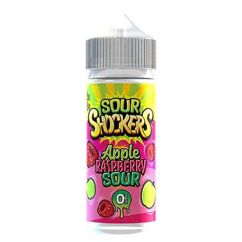 Apple Raspberry Sour Shortfill E Liquid by Sour Shockers 100ml - ECIGSTOREUK