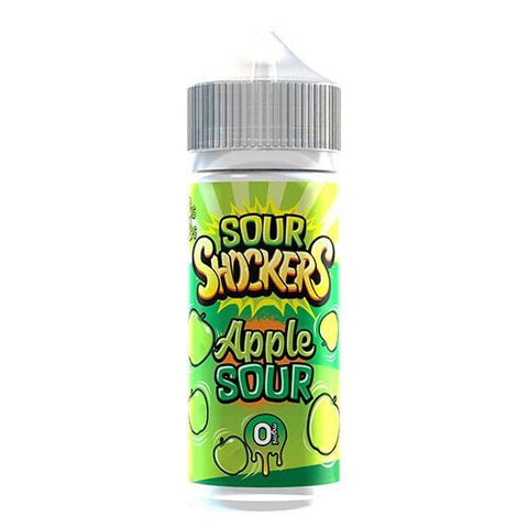 Apple Sour Shortfill E Liquid by Sour Shockers 100ml - ECIGSTOREUK