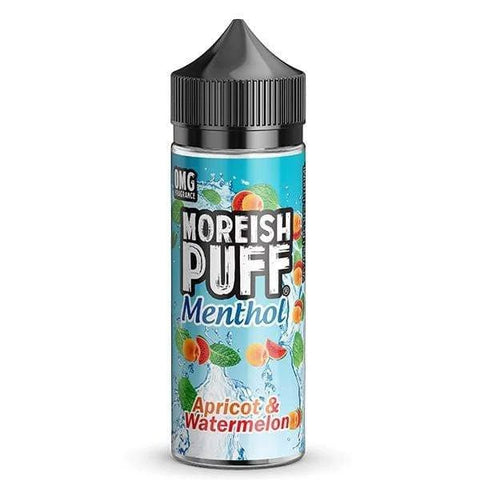 Apricot &amp; Watermelon Shortfill E-Liquid by Moreish Puff Menthol 100ml - ECIGSTOREUK