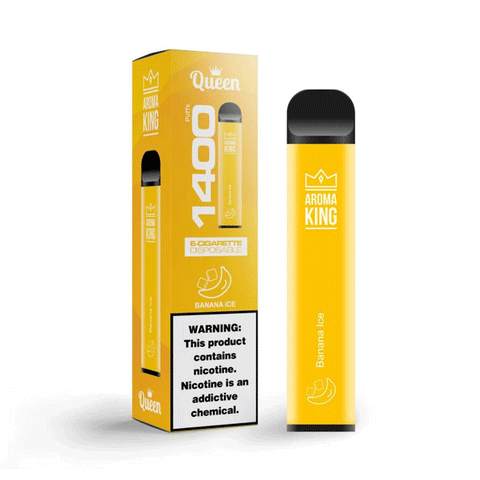 Banana Ice Aroma King Queen Disposable Device 1400 Puffs - ECIGSTOREUK