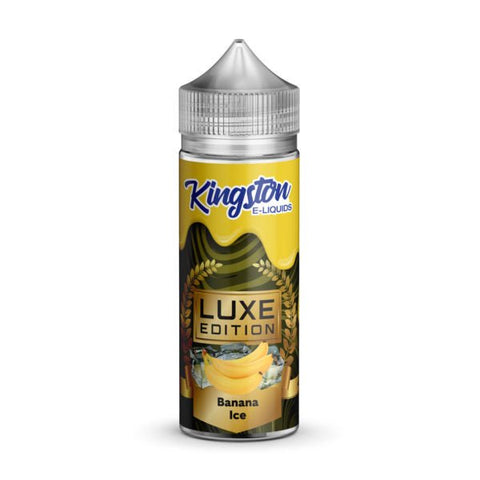 Banana Ice E Liquid by Kingston Luxe Edition 100ml - ECIGSTOREUK