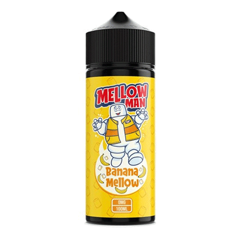 Banana Mellow Shortfill E-Liquid by By Mellow Man 100ml - ECIGSTOREUK