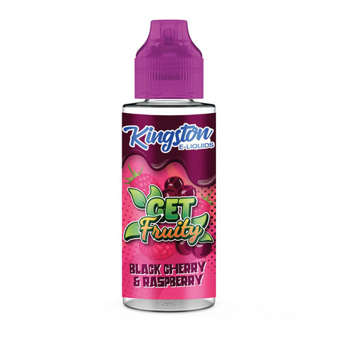 Black Cherry Raspberry E Liquid by Kingston Get Fruity 100ml - ECIGSTOREUK