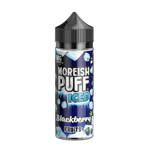 Blackberry Fruits Shortfill E-Liquid by Moreish Puff Iced 100ml - ECIGSTOREUK