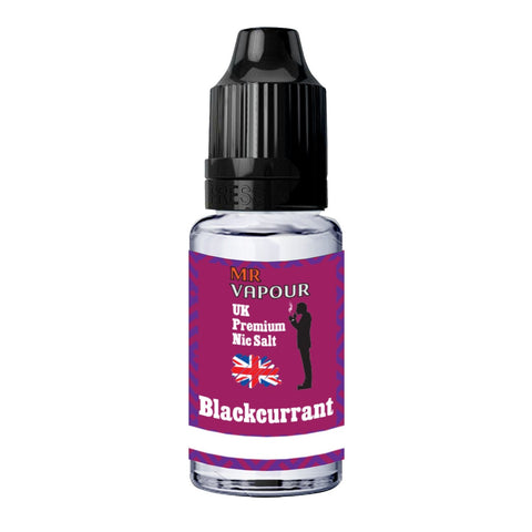 Blackcurrant Nic Salt E-Liquid by Mr Vapour 10ml - ECIGSTOREUK