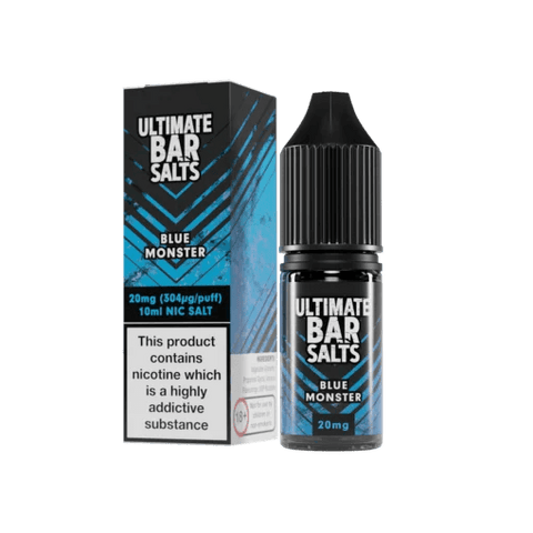 Blue Monster Nic Salt E Liquid By Ultimate Bar Salt 10 x 10ml - ECIGSTOREUK