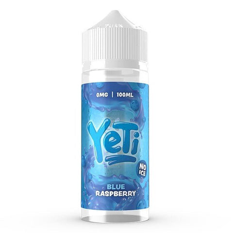 Blue Raspberry Shortfill E-Liquid by Yeti Defrosted 100ml - ECIGSTOREUK