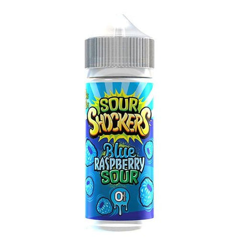 Blue Raspberry Sour Shortfill E Liquid by Sour Shockers 100ml - ECIGSTOREUK