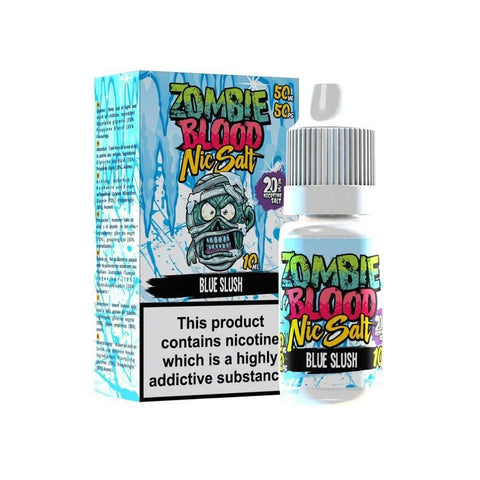 Blue Slush Nic Salt E-Liquid by Zombie Blood 10ml - ECIGSTOREUK