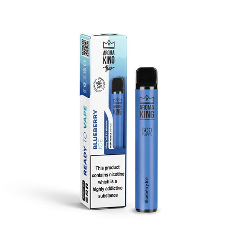 Blueberry Ice Aroma King Disposable Device 600 Puffs - ECIGSTOREUK