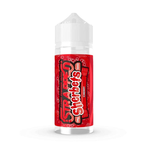 Cherry Shortfill E-Liquid by Strapped Sherbet 100ml - ECIGSTOREUK