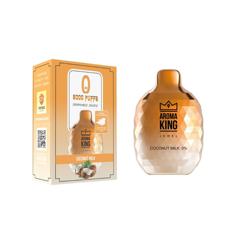 Coconut Milk Aroma King Jewel 8000 Disposable Device - ECIGSTOREUK