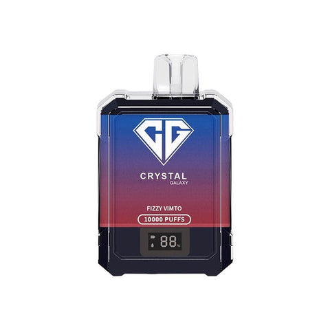 Crystal Galaxy 10000 Puffs Disposable Vape Pod Device Kit Box of 10 - ECIGSTOREUK