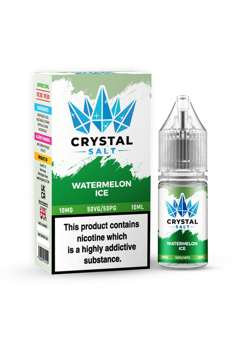 Crystal Salt Nic Salt E liquid 10ml Box of 10 - ECIGSTOREUK