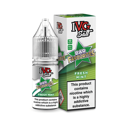 Fresh Mint Nic Salt E-Liquid By IVG Bar Favourites 10x10ml - ECIGSTOREUK