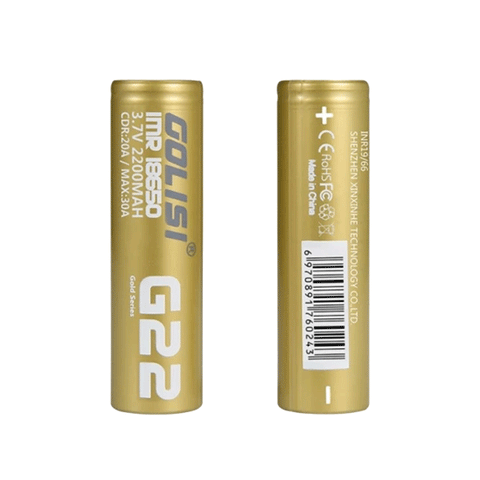 Golisi 18650 Rechargeable Vape Battery 2200mAh - ECIGSTOREUK
