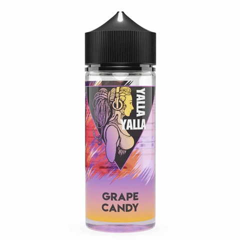 Grape Candy Shortfill E-Liquid by By Yalla Yalla UJ 100ml - ECIGSTOREUK