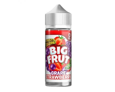Grape Strawberry Shortfill E-Liquid by Big Frut 100ml - ECIGSTOREUK