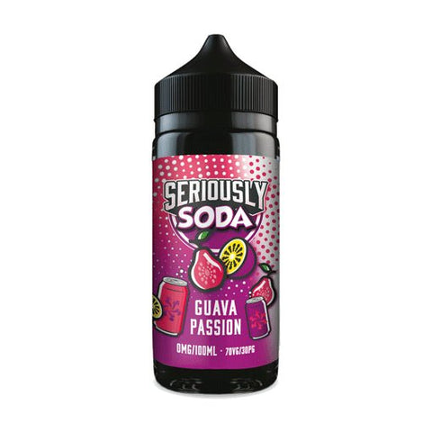 Guava Passion E-liquid Shortfill by Seriously Soda 100ml - ECIGSTOREUK