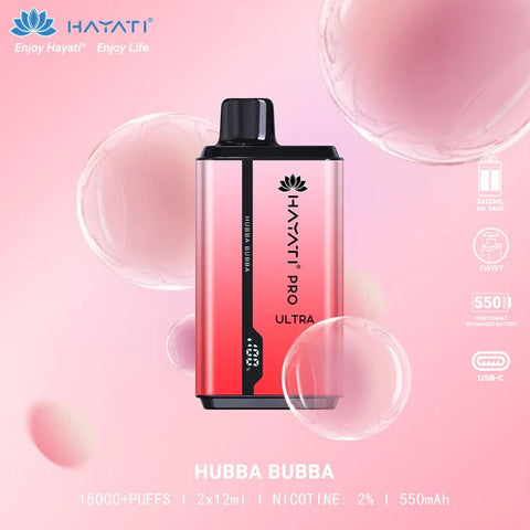 Hayati Pro Ultra 15000 Puffs Disposable Vape Twist Pod Kit - ECIGSTOREUK