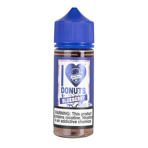 I love Donuts Blueberry Shortfill E-Liquid by By Mad Hatter 100ml - ECIGSTOREUK