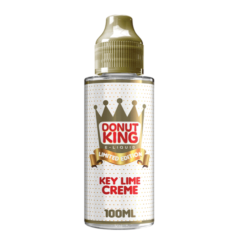 Key Lime Crème Shortfill E-Liquid By Donut King (LE) 100ml - ECIGSTOREUK