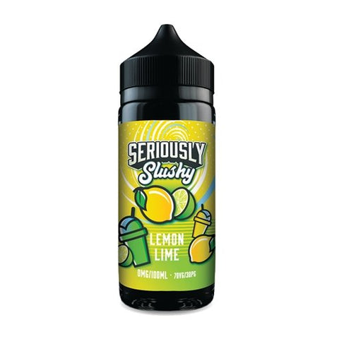 Lemon Lime Seriously Slushy Shortfill E-Liquid by Doozy Vape Co 100ml - ECIGSTOREUK