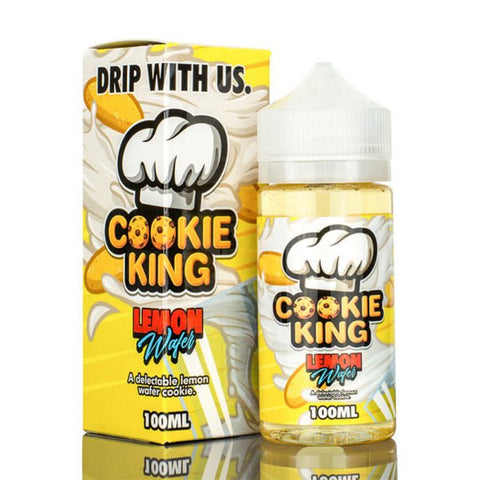 Lemon Wafer Cookie King E-Liquid by Candy King 100ml - ECIGSTOREUK