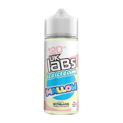 Malow Ice Cream Shortfill E Liquid by UK Labs 100ml - ECIGSTOREUK