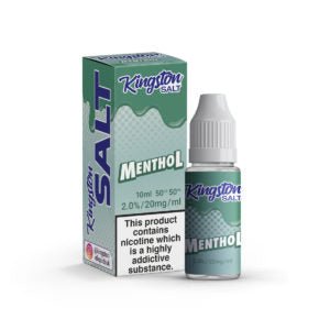 Menthol Nic Salt E-Liquid by Kingston 10ml - ECIGSTOREUK