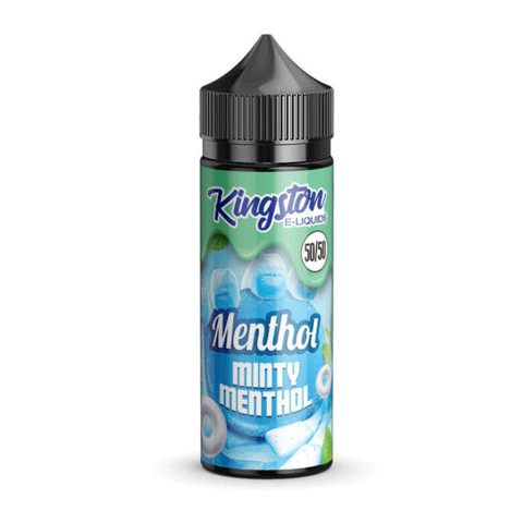 Minty Menthol Shortfill E Liquid by 50-50 Kingston 100ml - ECIGSTOREUK