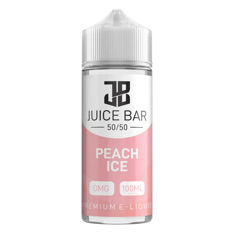 Peach Ice Shortfill E Liquid by Juice Bar 50/50 100ml - ECIGSTOREUK